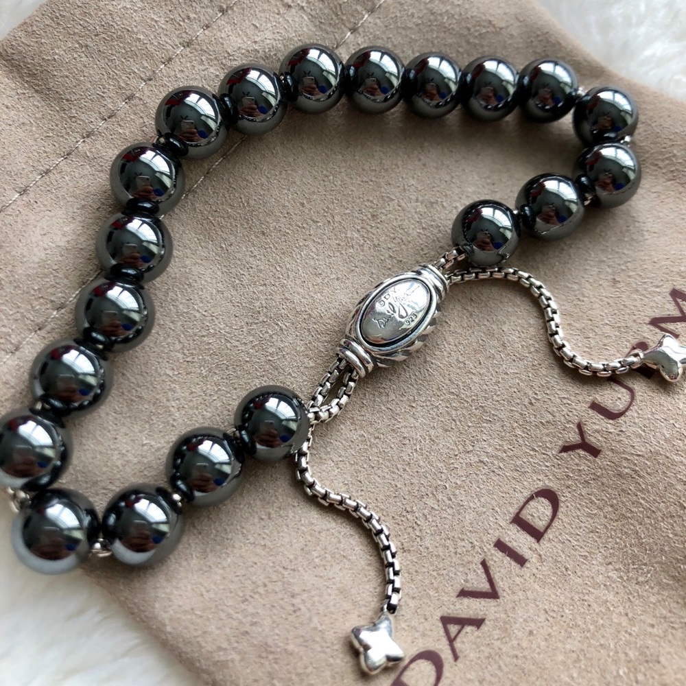 HOLDDavid Yurman Hematite Spiritual Bead Bracelet